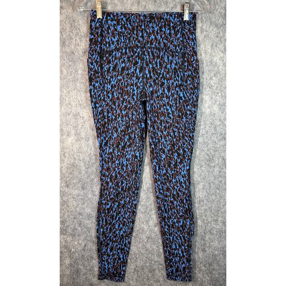 NWOT Lululemon Swift Speed 28" Blue Camo Reflective Sz 6 High Rise Leggings - Picture 2 of 10